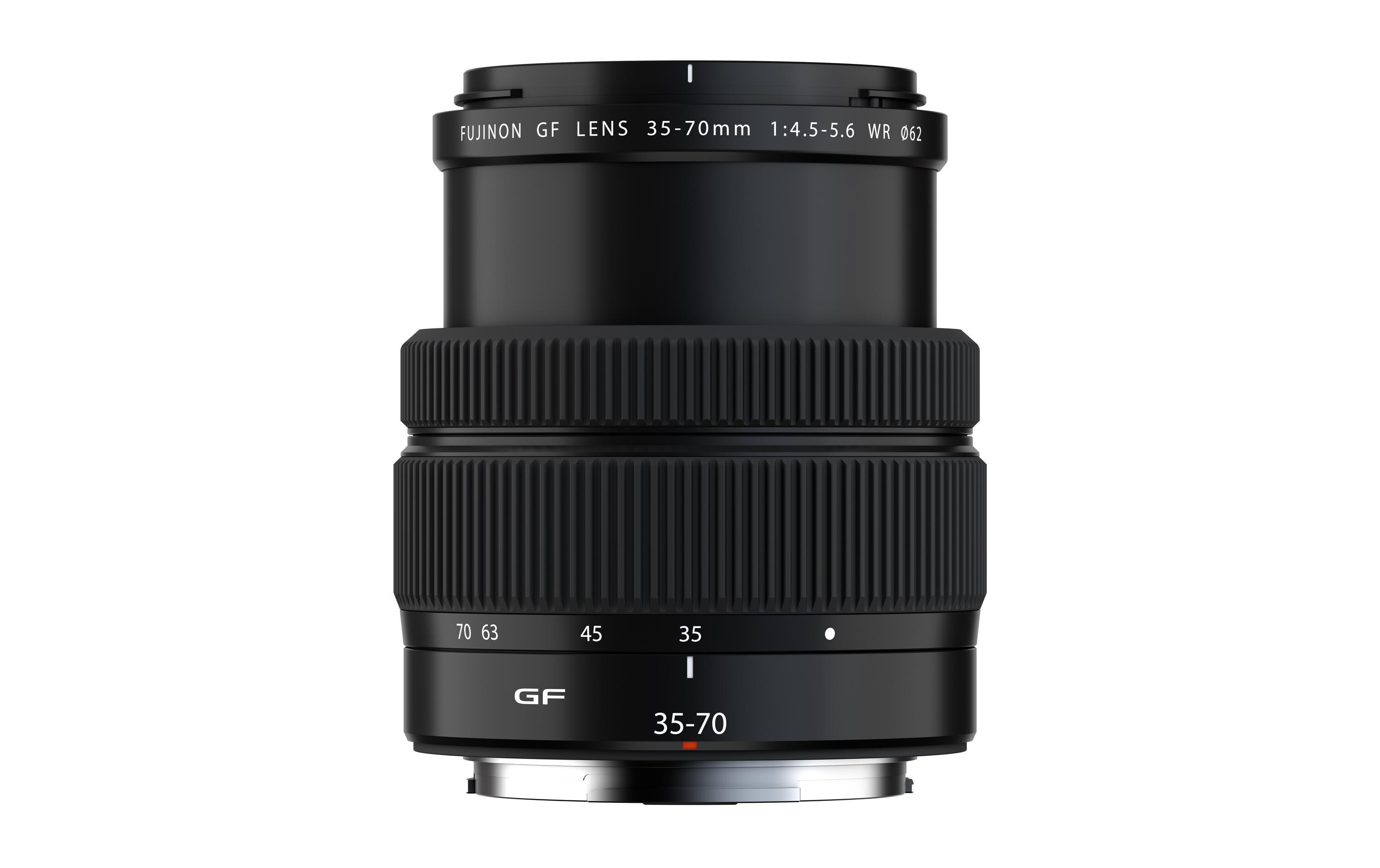 Zoomobjektiv FUJINON GF 35-70mm F4.5-5.6 WR – G-Mount<br>Leichtes und handliches Zoom-Objektiv für Systemkameras der FUJIFILM GFX Serie