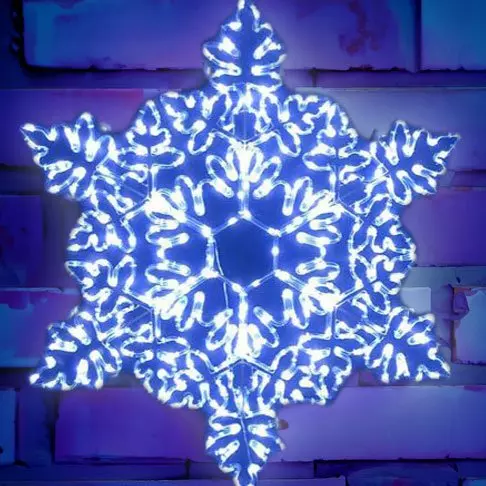 Flocon lumineux 360 LED (H85 cm) Hiverno Blanc froid