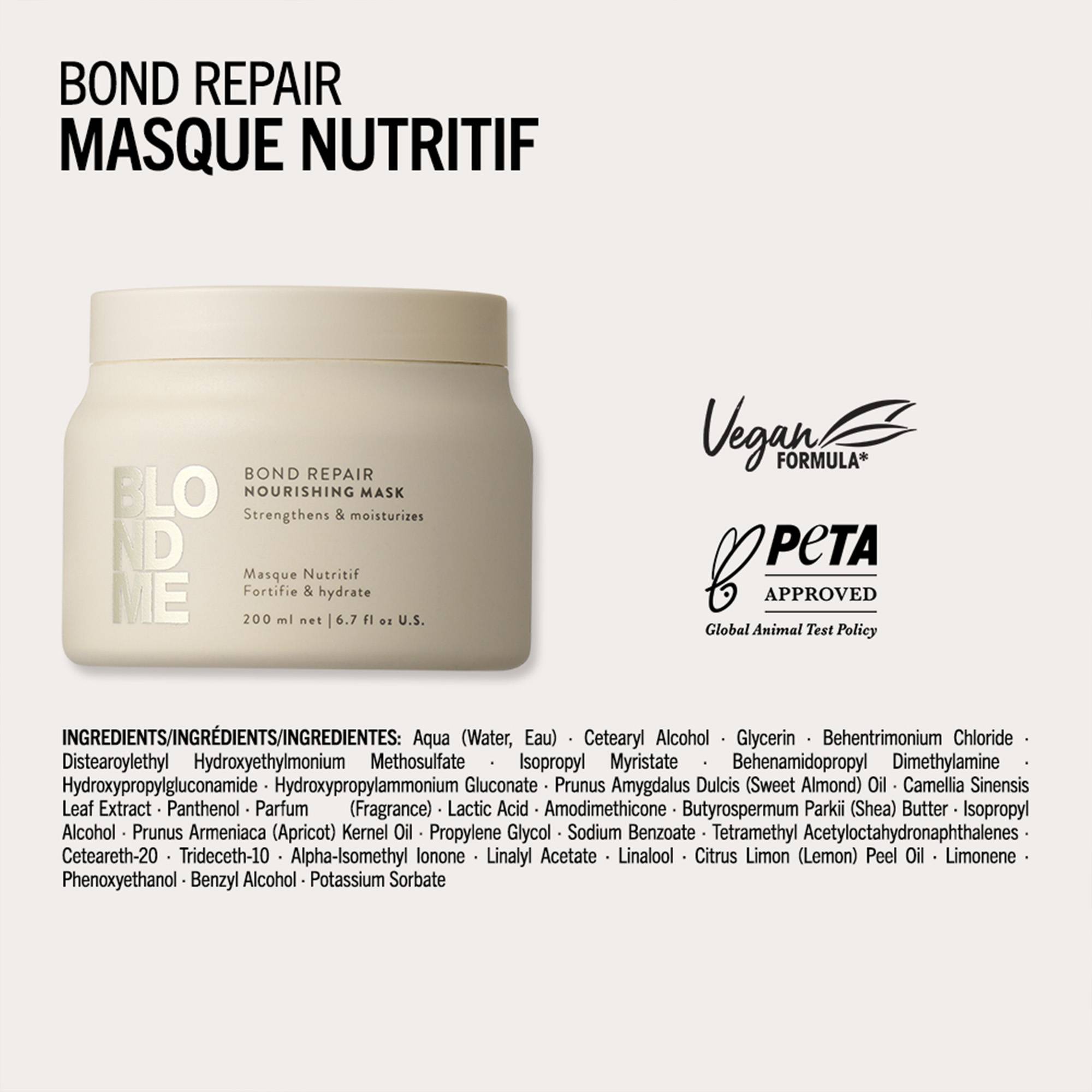 Masque Nutritif BLONDME / 200ml