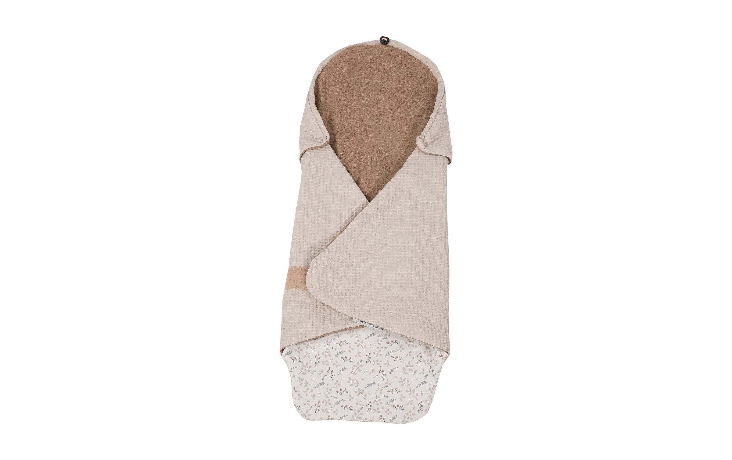 ULLENBOOM ® Babydecke »Waffel Floral Sand«