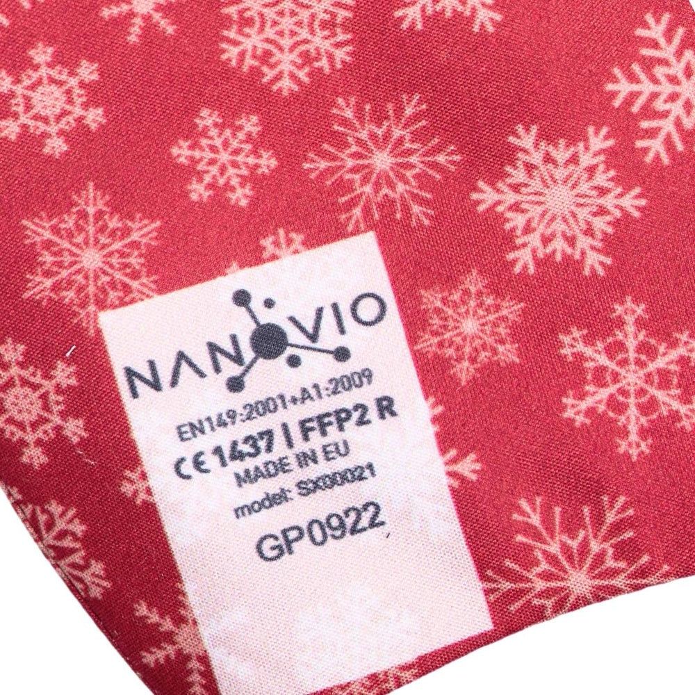 Nanovio FFP2 Maske wiederverwendbar I Christmas Edition I Nano Maske aus Europa