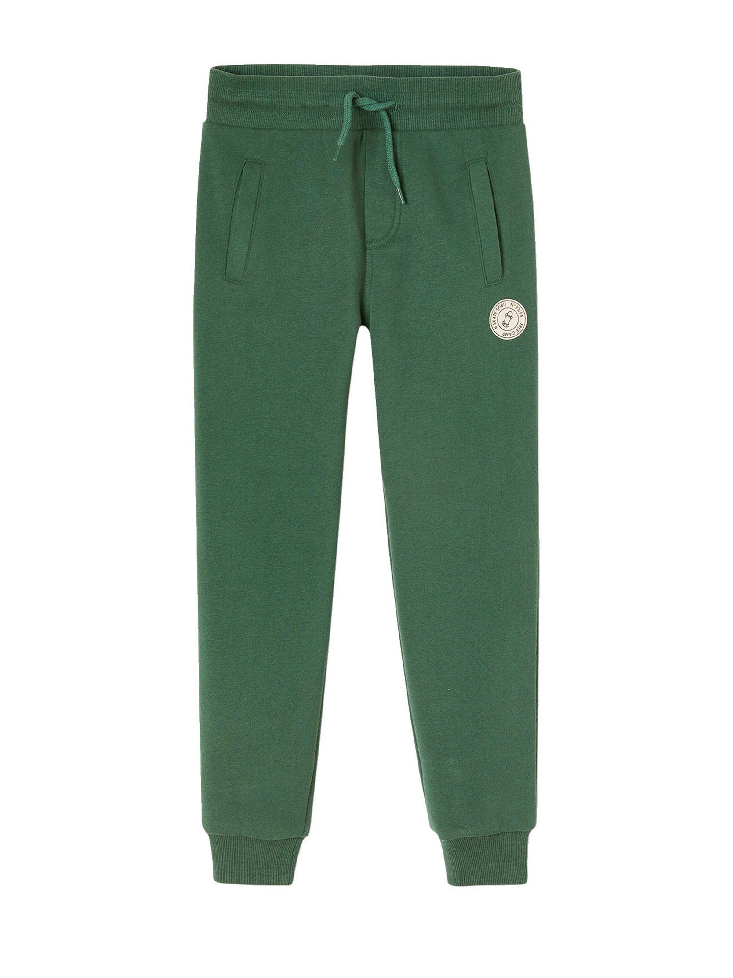 Vertbaudet Jungen Sweathose BASIC tannengrün