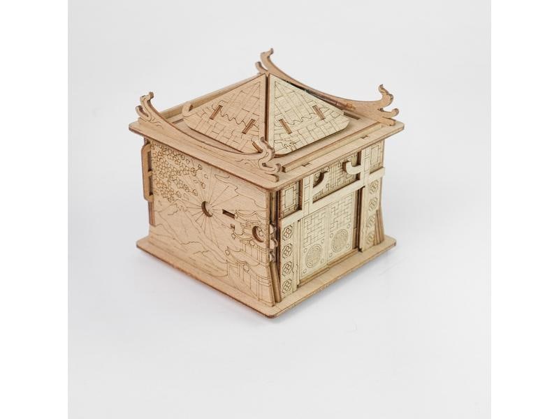 Escape Welt Rätselspiel House of the Dragon Ein spannendes Escape-Spiel als kompakte Puzzle-Box aus Holz