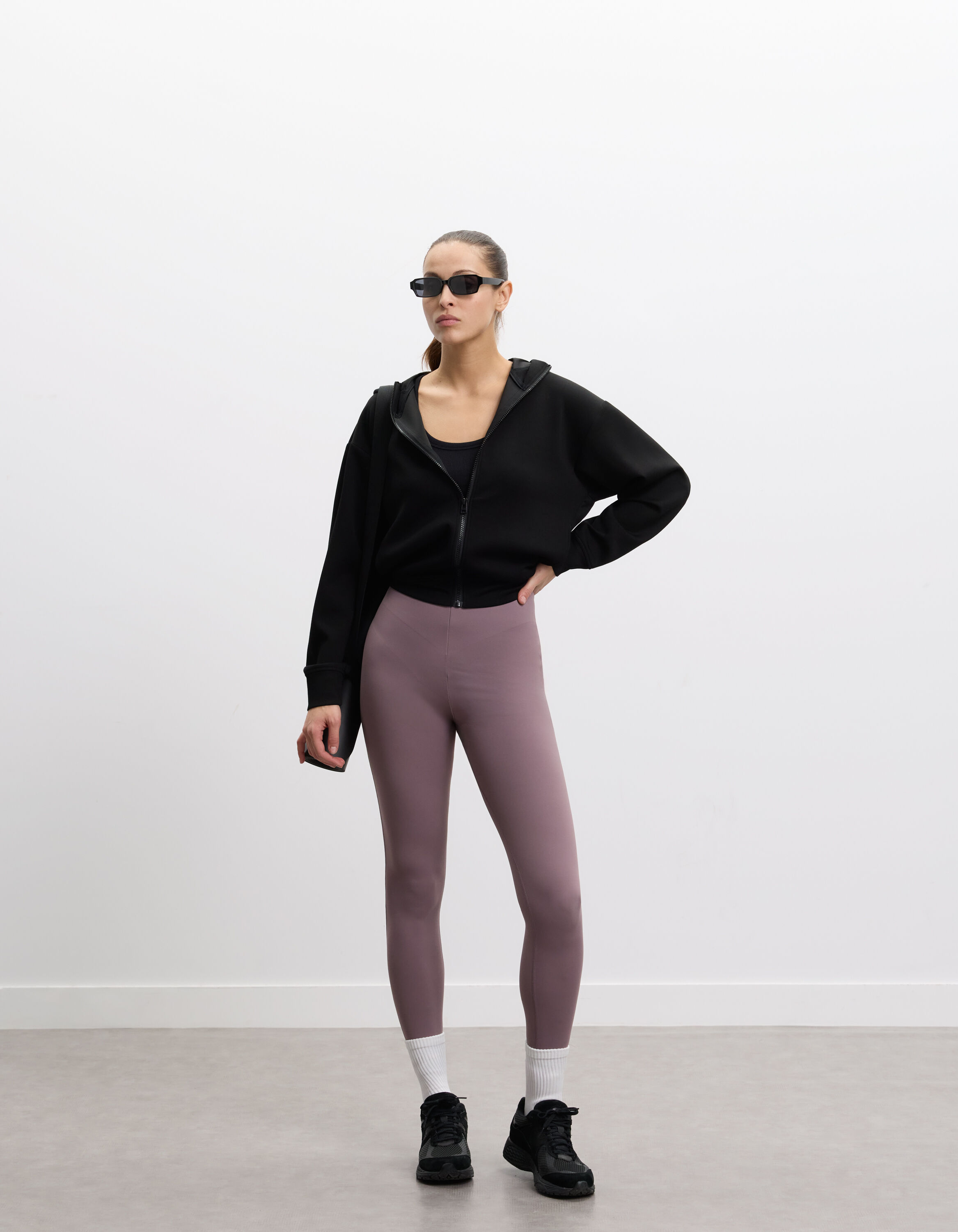 Legging push-up de sport - violet