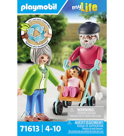 Playmobil My Life - Bedstefor?ldre med Baby - 71613 - 11 Dele