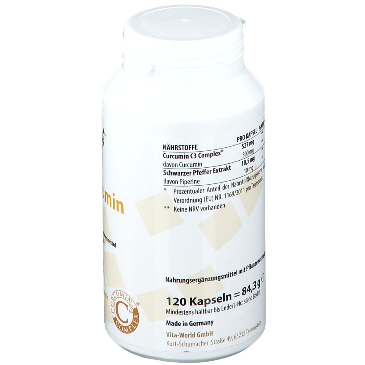VitaWorld Curcumin 500