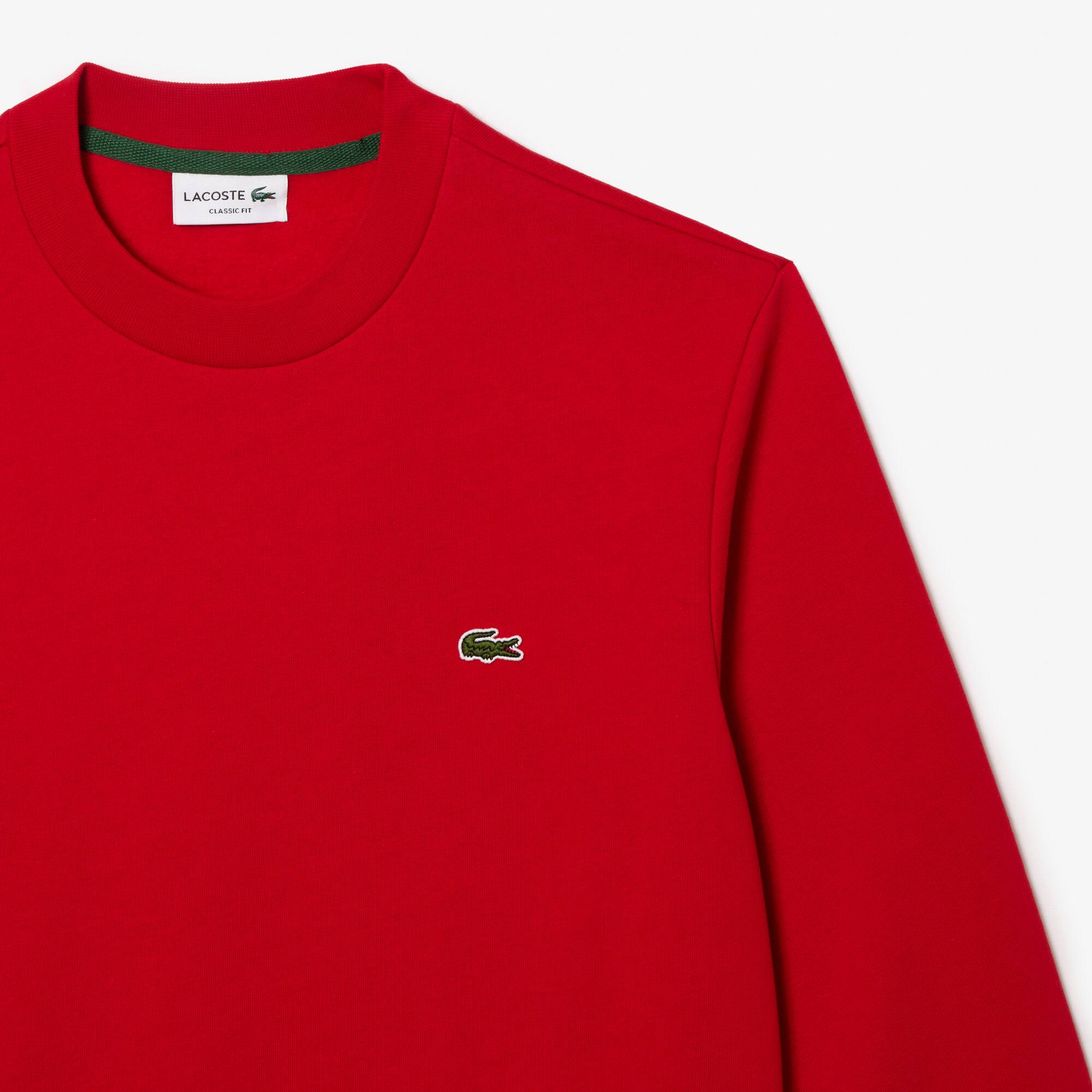Sweatshirt jogger en molleton gratté Sweatshirts - Rouge - Lacoste - Homme