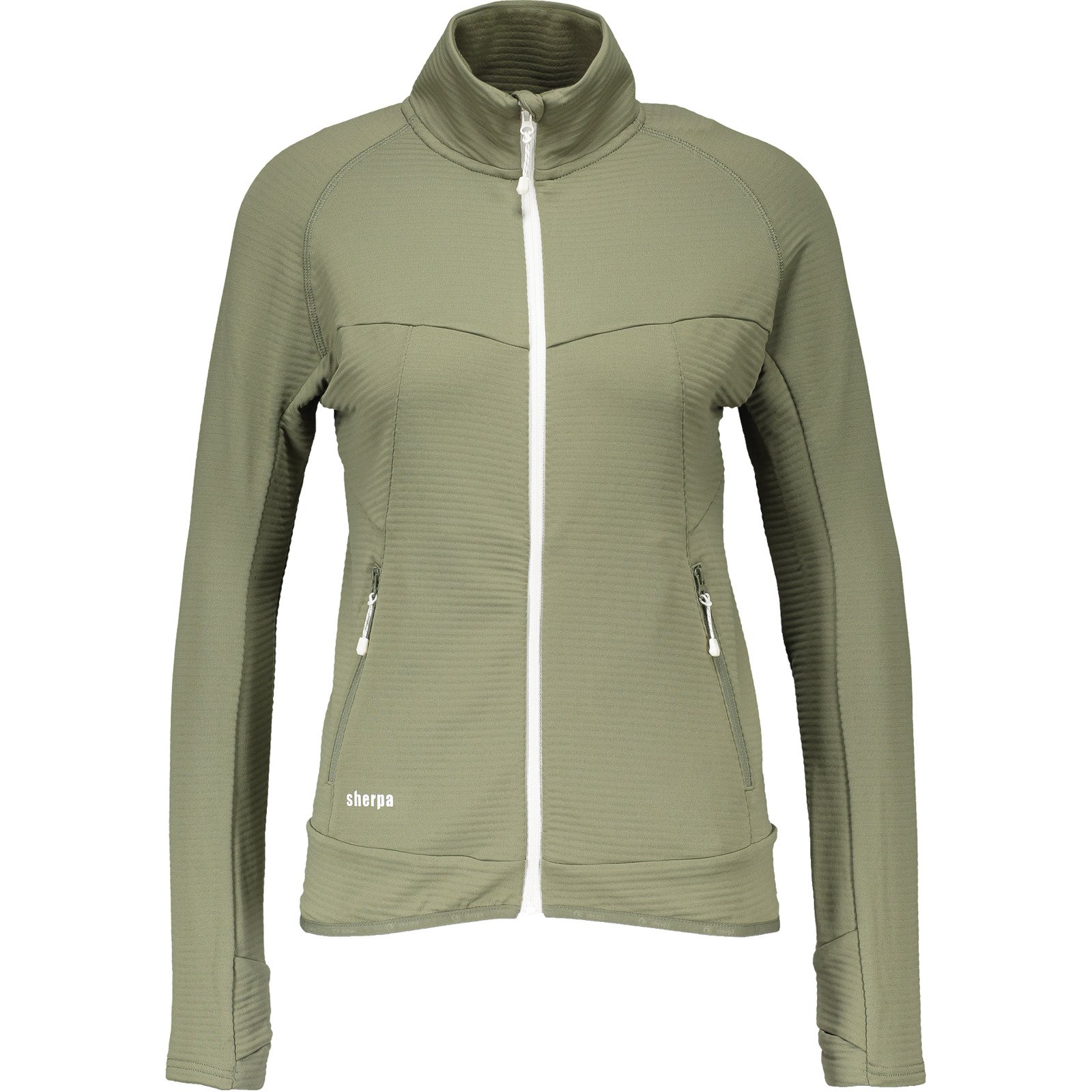 Sherpa Damen-Fleecejacke Rumtek L, olive