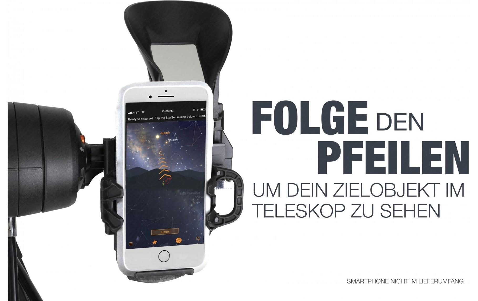 Teleskop StarSense Explorer DX 102<br>Teleskop, das Ihr Smartphone zur Analyse des Nachthimmels und zur Berechnung seiner Position in Echtzeit nutzt