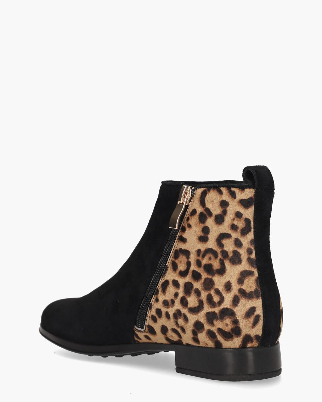 Di Lauro Viv Zwart/Bruin Enkelboots