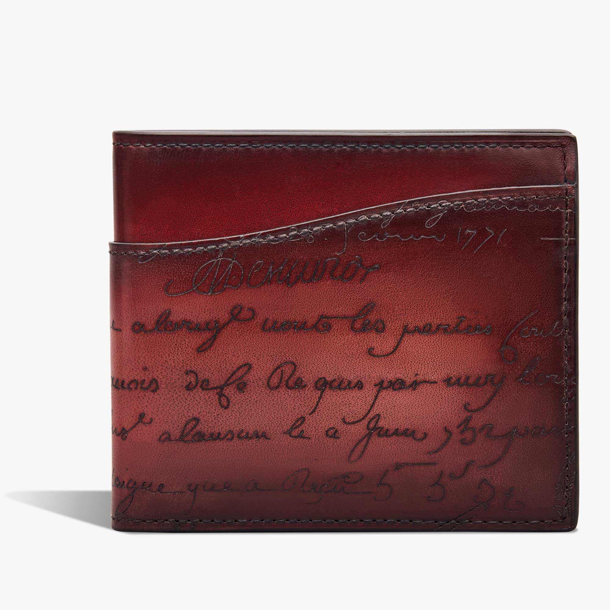 Portefeuille Makore En Cuir Scritto Swipe