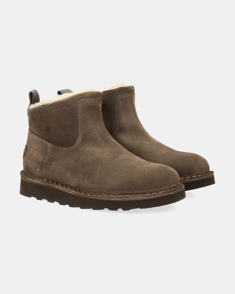Shabbies Amsterdam Palissa Gevoerde boots  - taupe