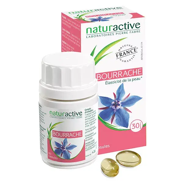 Naturative Borragem 60 cápsulas