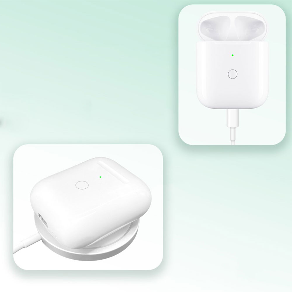 (550mAh) Lightning Ladecase für AirPods (Gen 1. / Gen 2.) Kopfhörer - Weiss