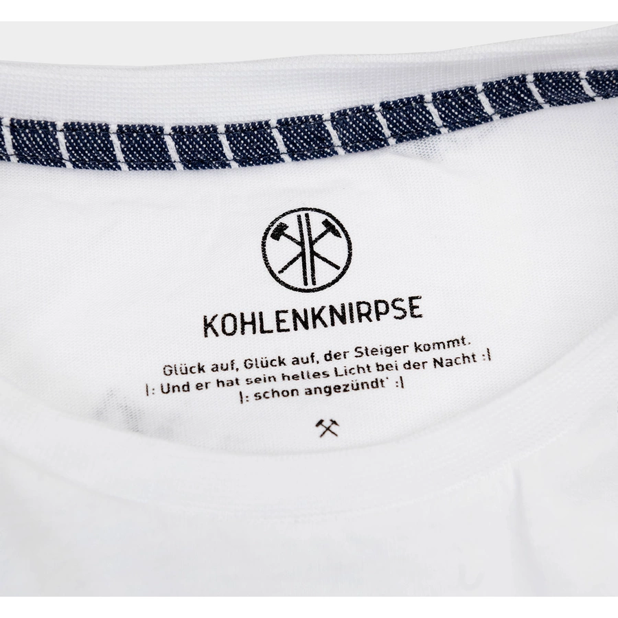 Kohlenknirpse T-Shirt Brassert Weiß-Kohle