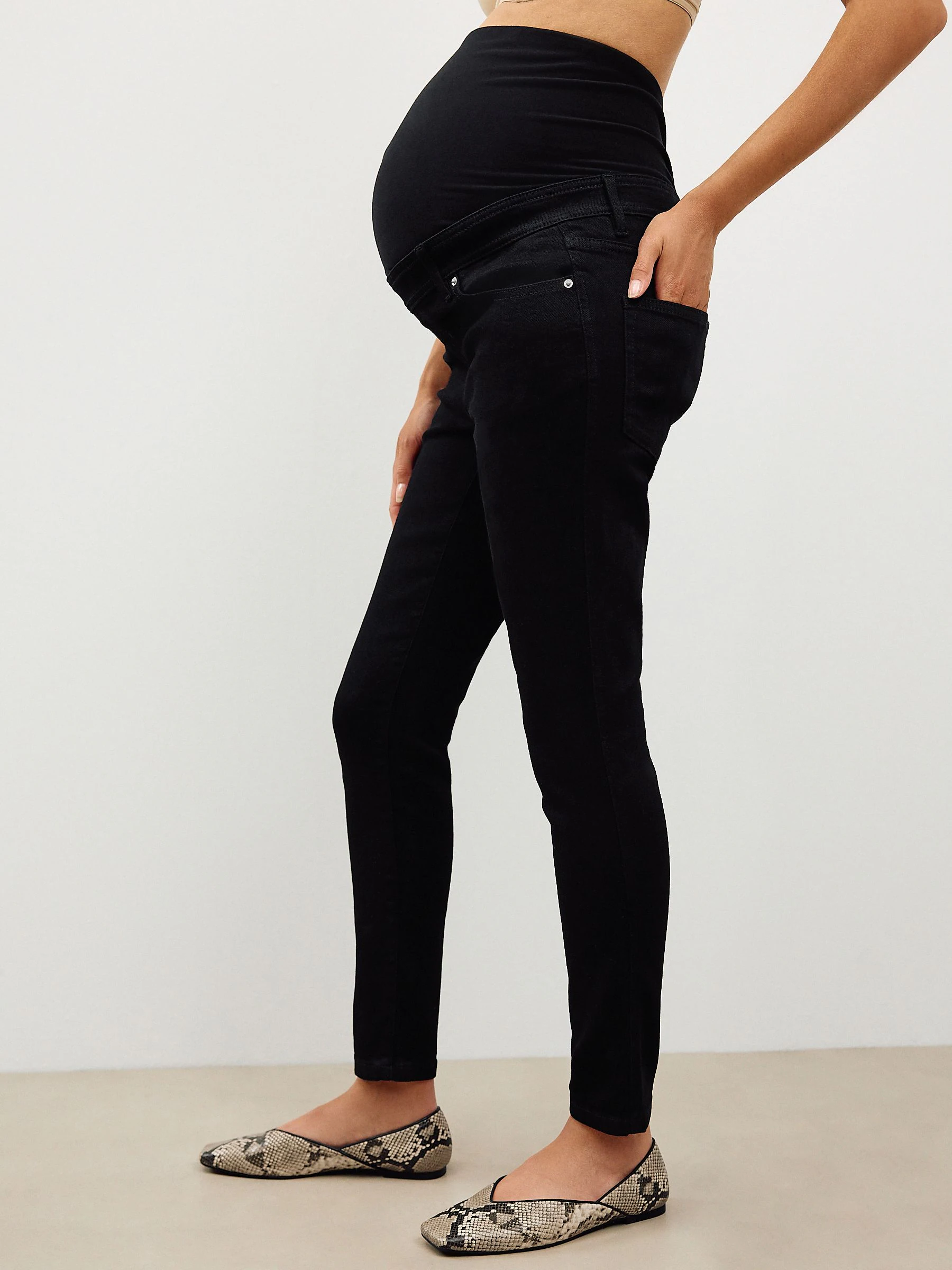 Zwart - Skinny zwangerschapsjeans