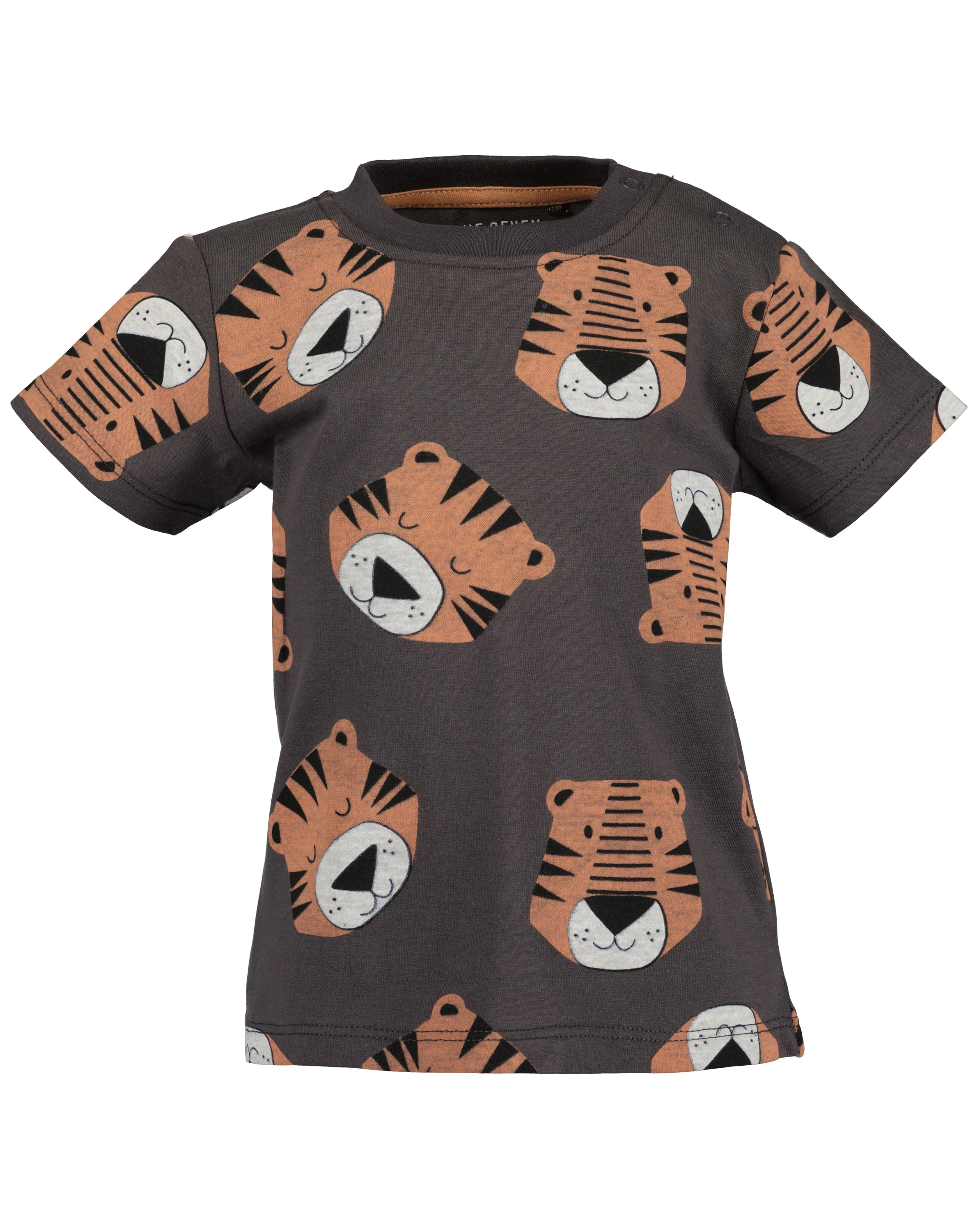T-Shirt TIGER AOP in anthrazit