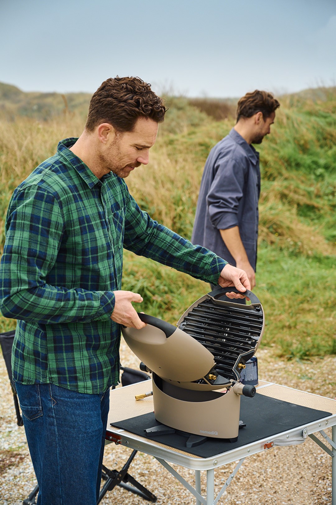 nomadiQ model 3.0 draagbare gas bbq - Grey