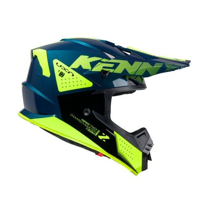Casque cross Kenny TRACK - GRAPHIC - ZOOM 2025 - Bleu