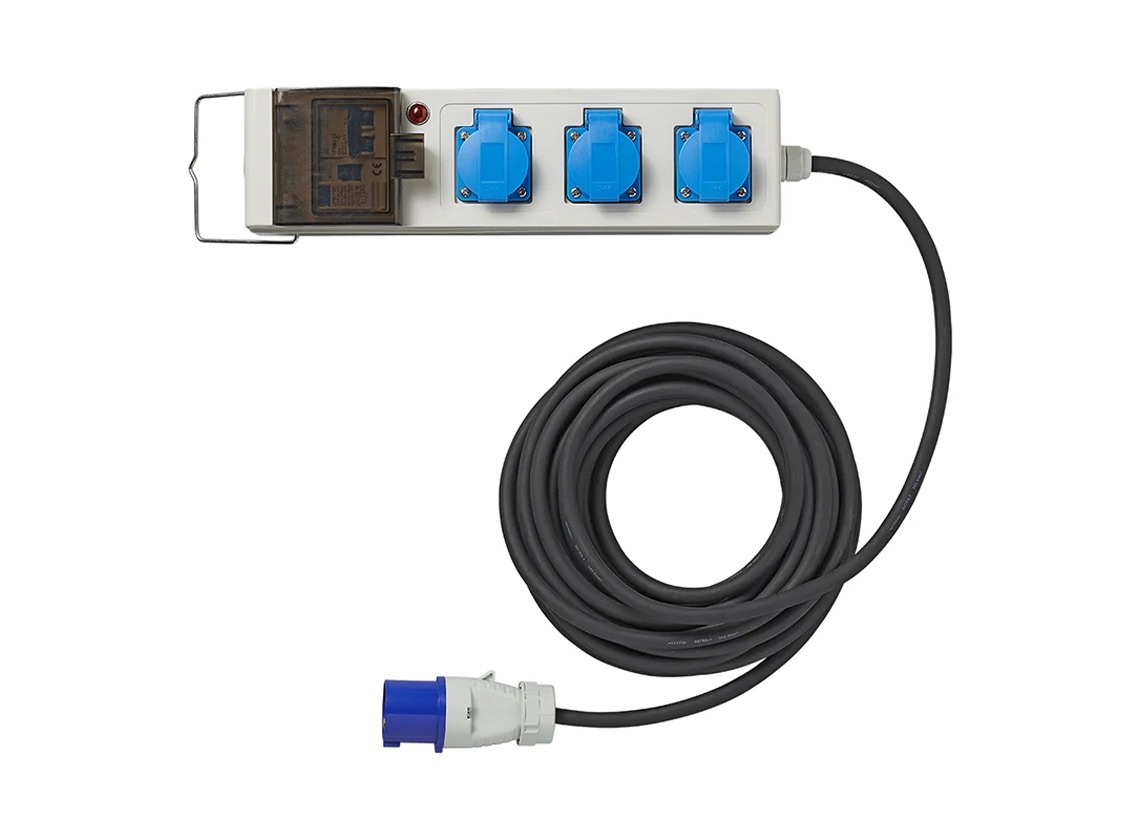 ProPlus tent/vouwwagen verdeeldoos - 20 meter