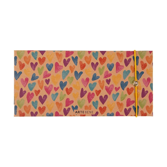 Voucher Com Envelope - Corações Cores