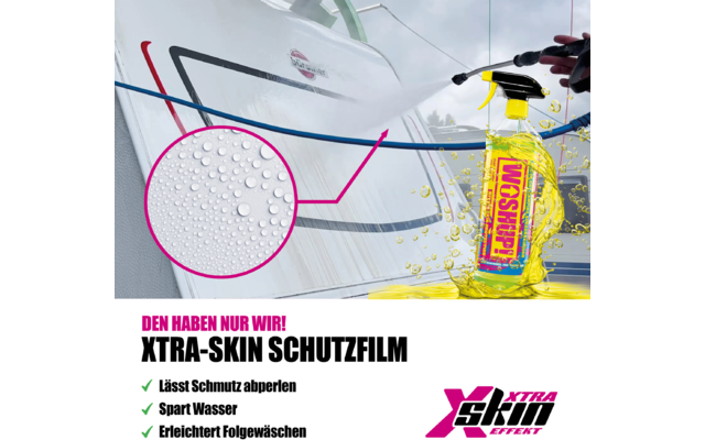 WOSHUP! Camping Cleaner Spezial-Außenreiniger für Wohnwagen und Wohnmobile 1 Liter