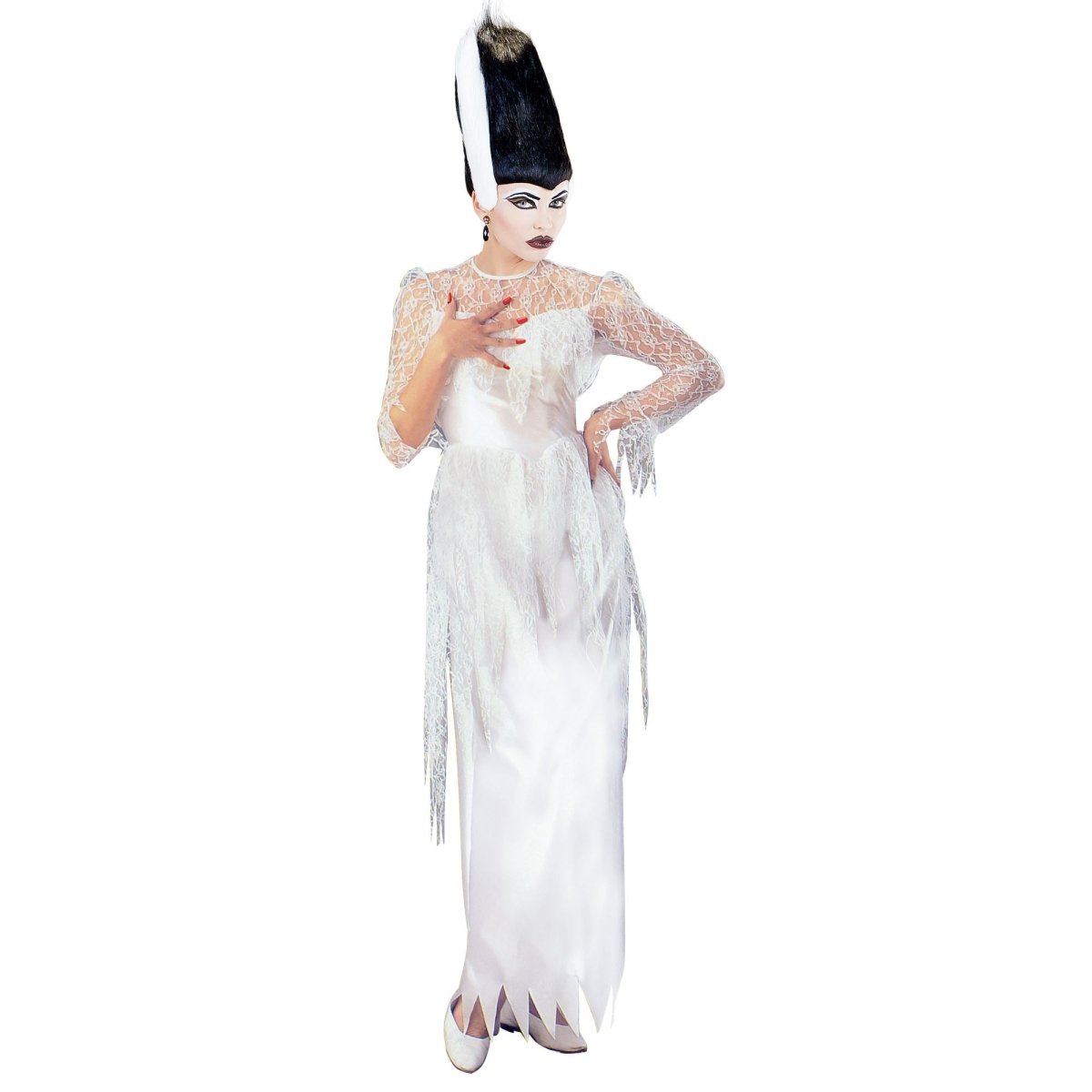 Halloween Jurk Wit Dames Koningin