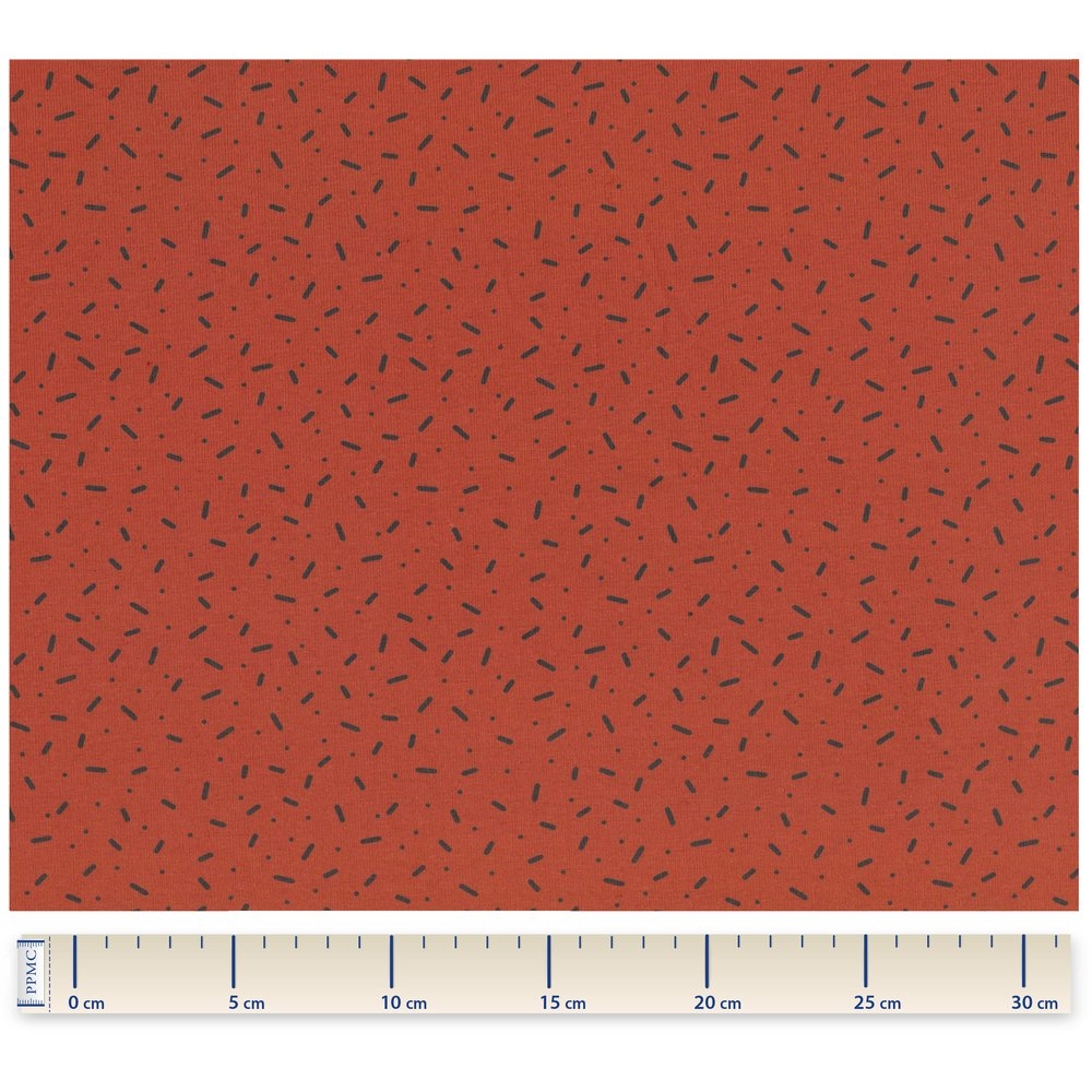 Tissu Jersey Paille Terra Cotta