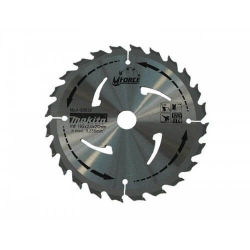 Makita A-89632 zaagblad 165x20x2.0mm 24T - hout