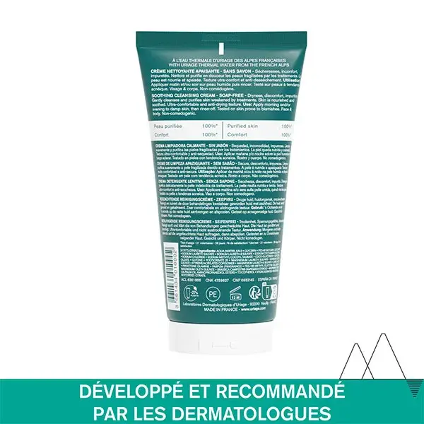 Creme de Limpeza Suavizante Uriage Hyséac 150ml