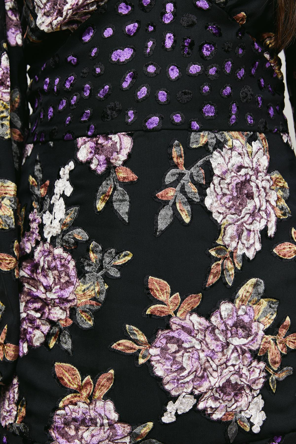 Oasis Robe Mini Dévoré Florale Mix