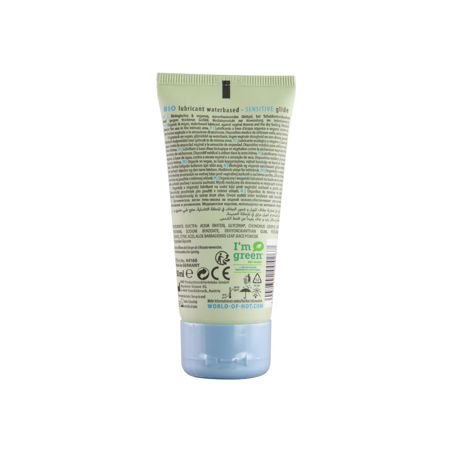 BIO Lubricant SENSITIVE – waterbased lubricant
