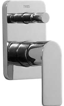 Tres - Loft - Douchekraan - Chroom - Thermostatisch - Inbouw