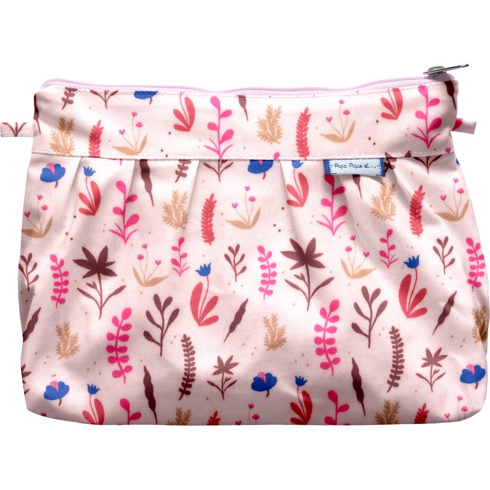 Pochette Plissée Herbier Rose