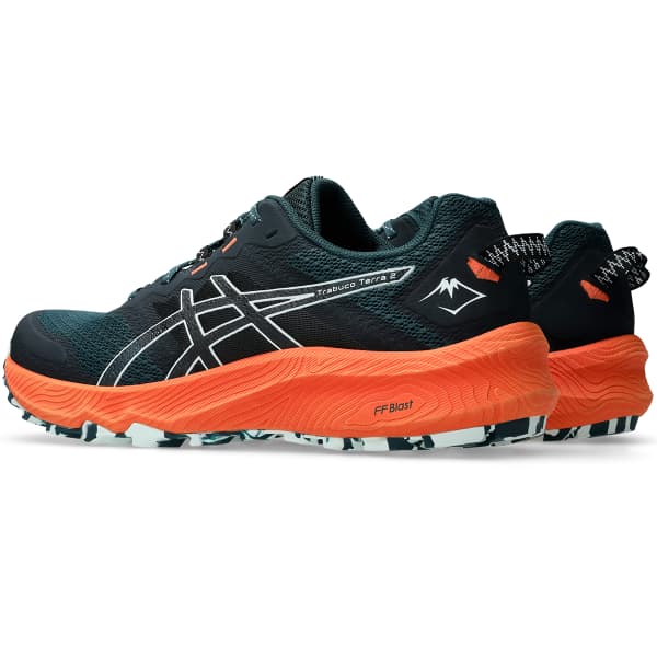 Chaussure trail ASICS TRABUCO TERRA 2 SAXON GREEN/PURE AQUA