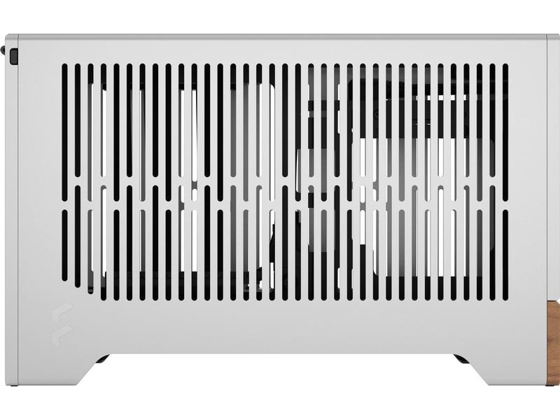 Fractal Design PC-Gehäuse Terra Silver Kompaktes Mini-ITX Gehäuse mit stilvoller, moderner Optik