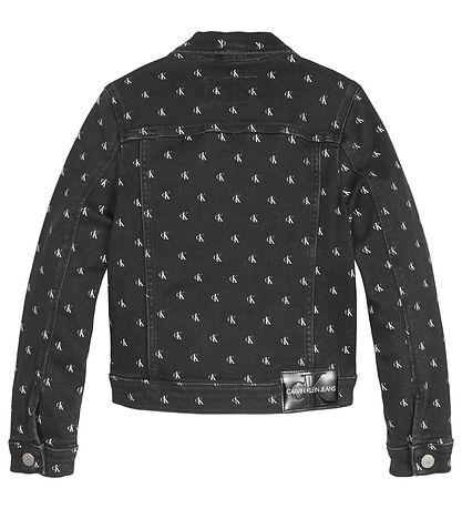 Calvin Klein Jeansjacke - Mini -Monogramm - Mini -Monogramm-Stre