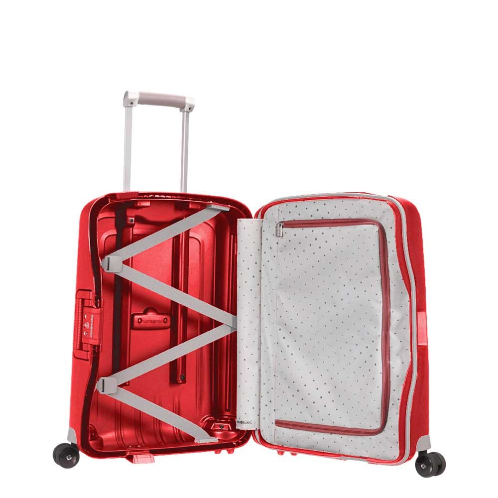 Samsonite S'Cure Spinner 55 crimson red