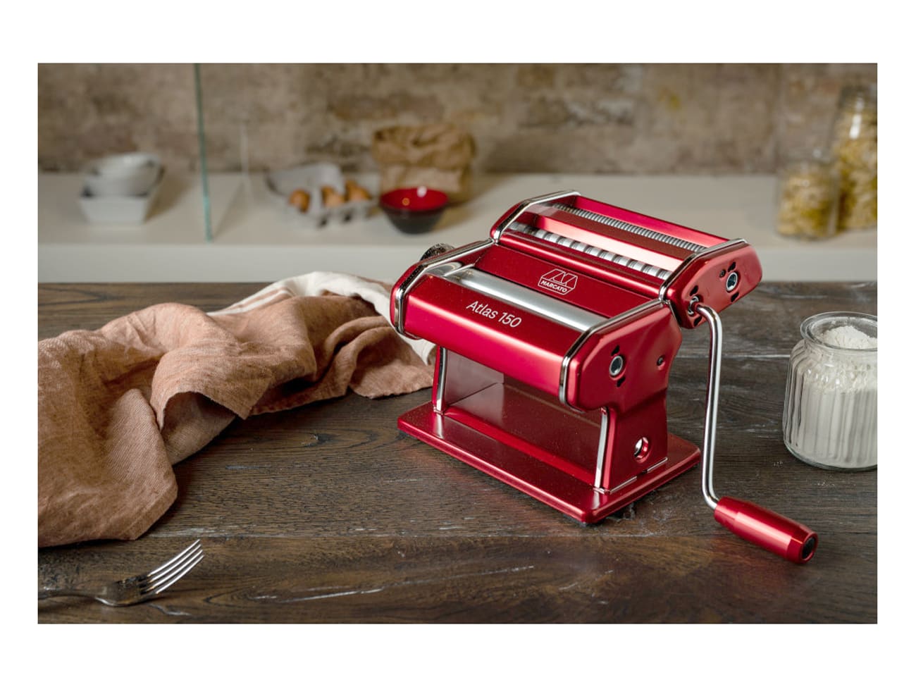 Machine à pâtes - Atlas 150 - Design Rouge - Marcato