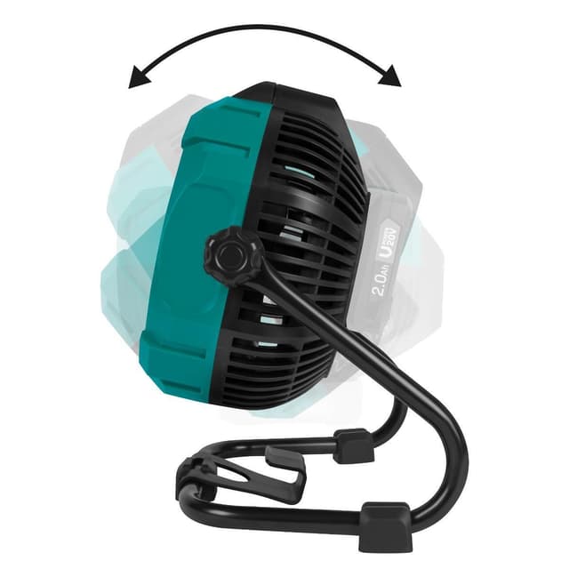 VONROC Ventilator 20V – hybrid akku og strøm drevet | Solo | Ekskl. akku og oplader