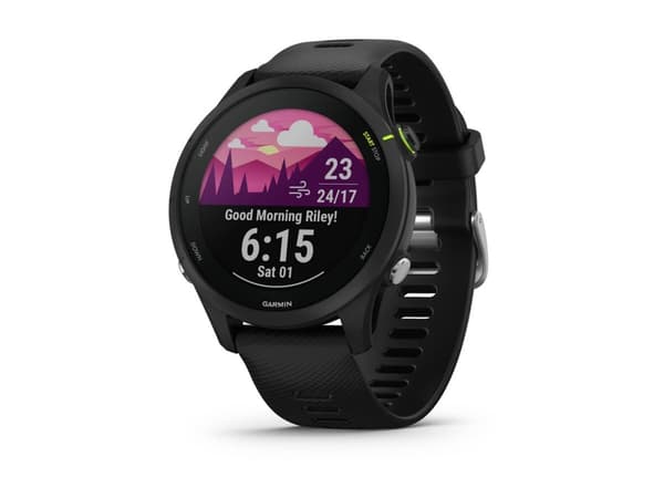 Garmin Forerunner 255 Music - 46 mm - sportsur med stropp - silikon - håndleddstørrelse: 130-205 mm - display 1.3
