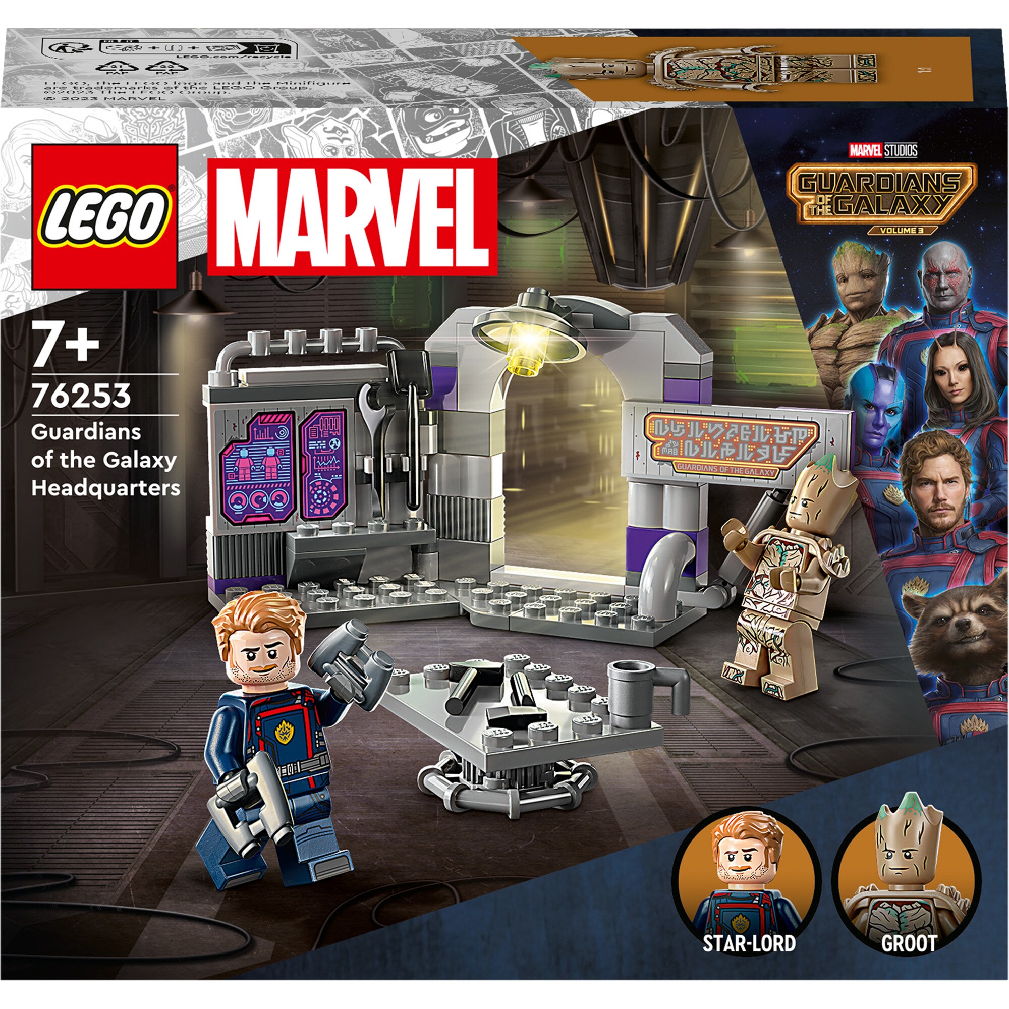 LEGO Konstruktionsspielzeug Marvel Hauptquartier der Guardians of the Galaxy