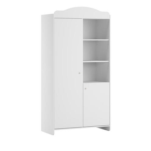 Armoire 2 portes MEGEVE Blanc - VOX