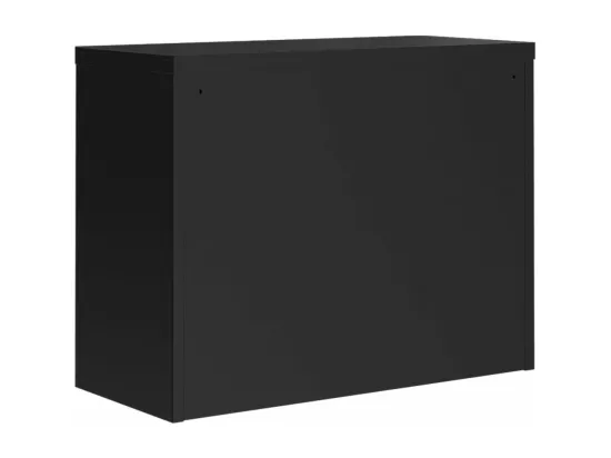 Classeur noir 90x40x70 cm acier