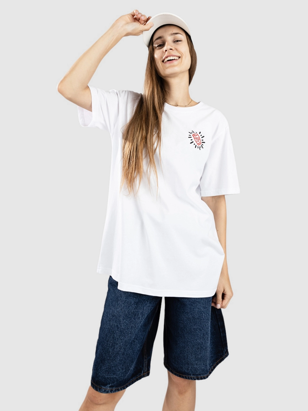 Macba Life Dummy T-Shirt white/red/black