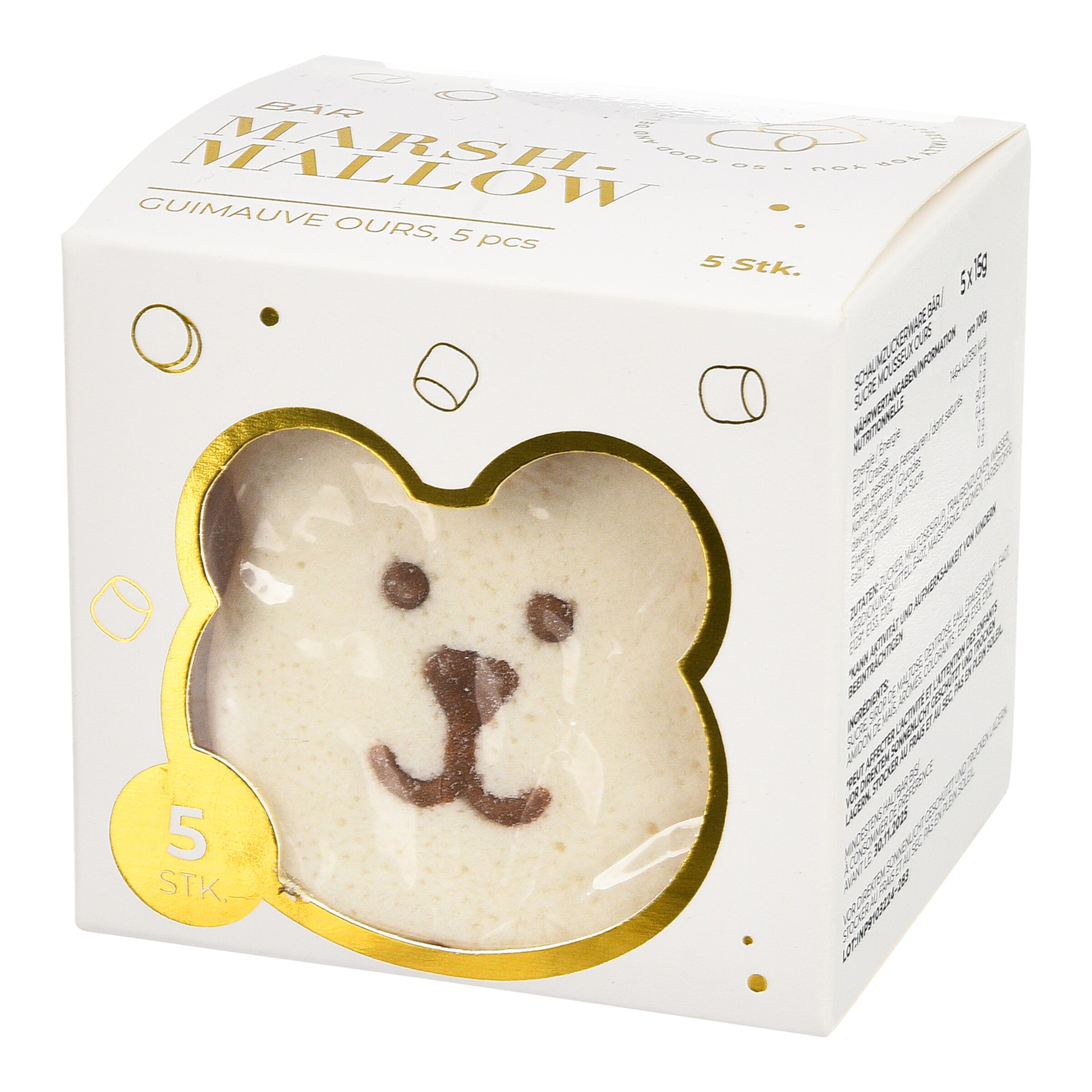 creme, 5 Stück
