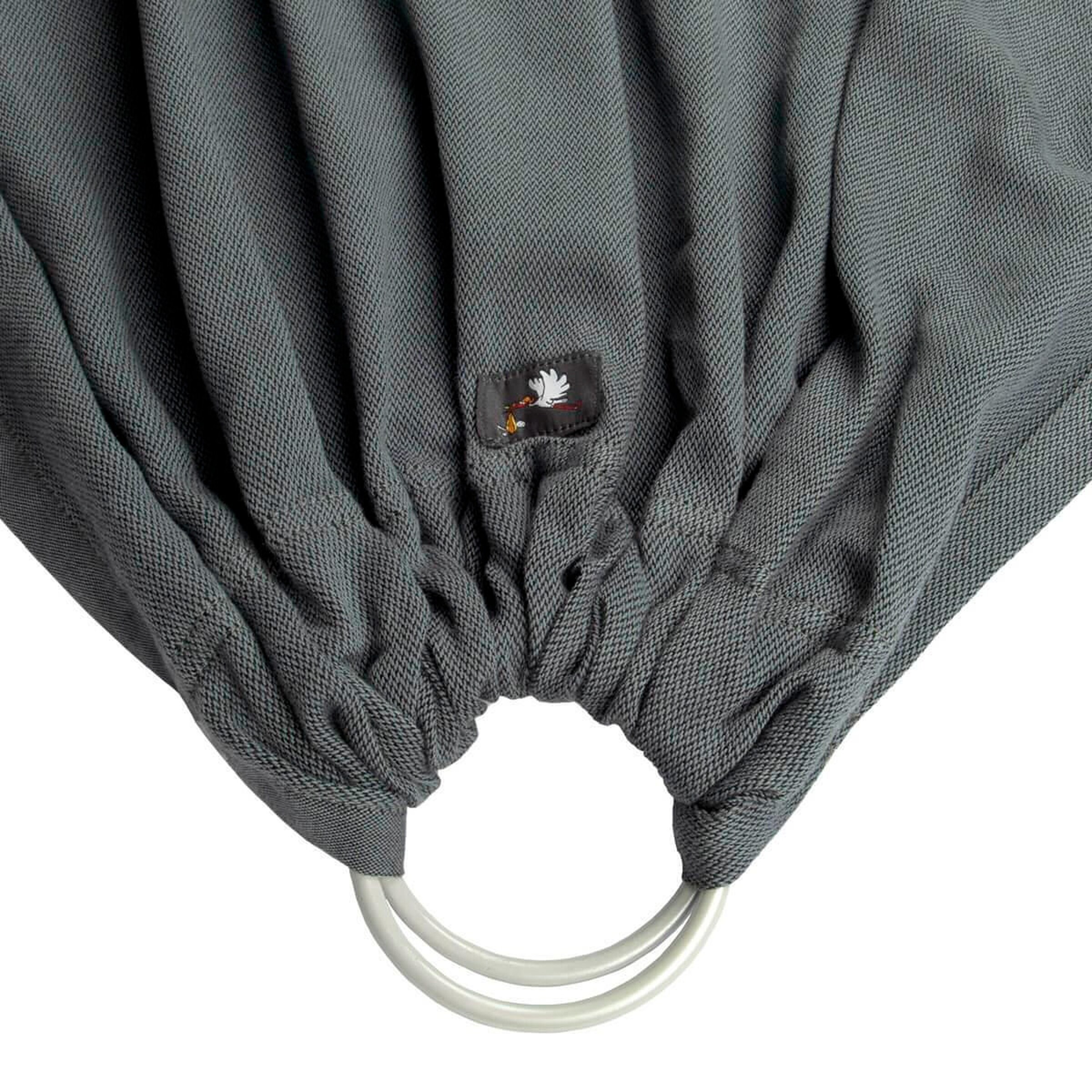 HOPPEDIZ® Babytragetuch Ring-Sling ultraleicht Hamburg stone