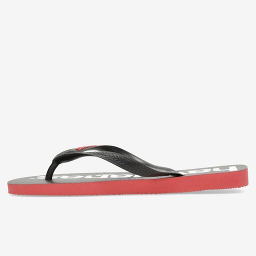 Logomania de chinelos havaianos
