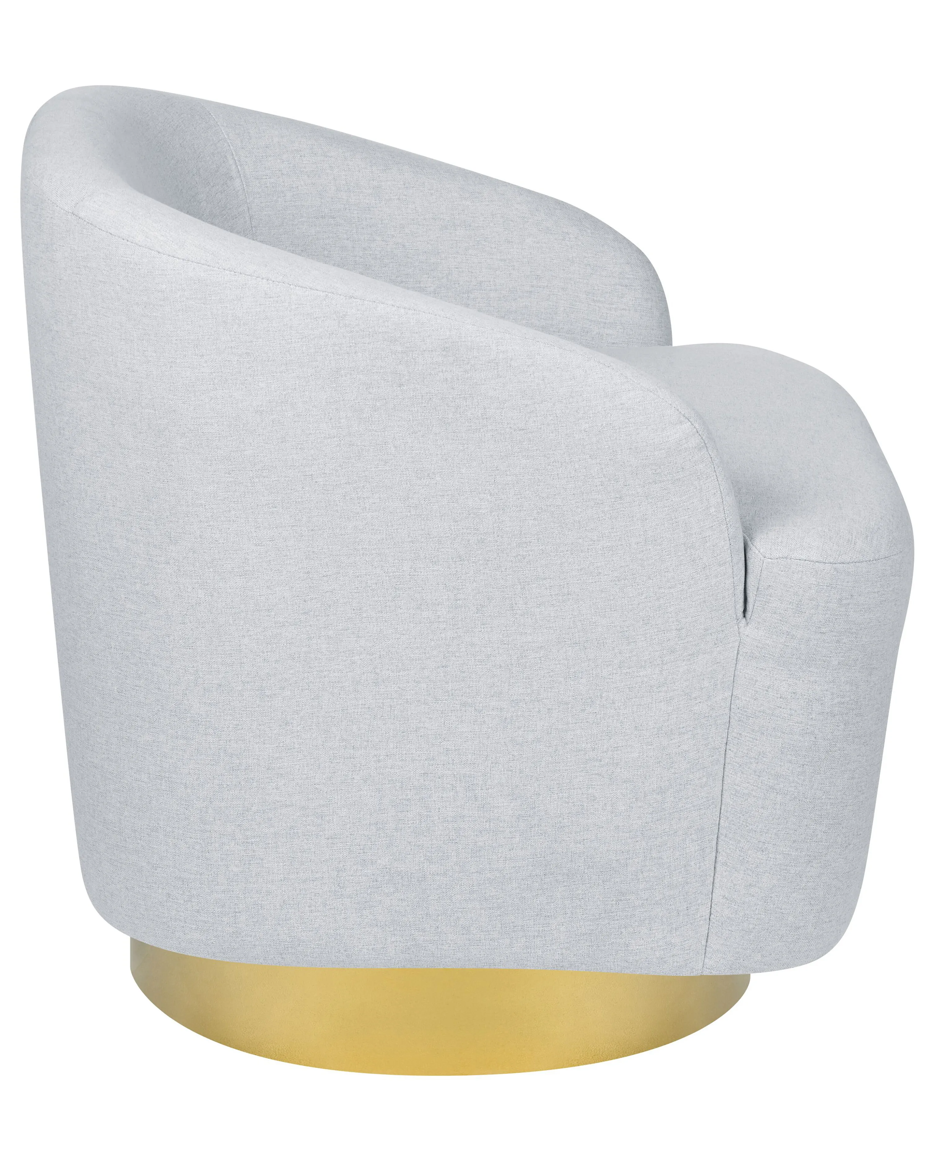 Draaifauteuil LAVIK Stof Lichtgrijs