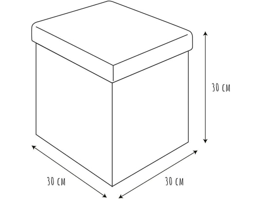 THE HOME DECO KIDS - Ensemble table et chaise enfant Pouf coffre pliable enfant circuit